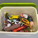 50 Pieces Farm Animal Figurines, Realistic Plastic Wild Animal Model Ornaments with Storage Box, Animals Themed Party Supplies Cake Topper, Including Pig, Horse, Cow, Sheep
