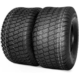 (2 Pack) MAXROLLORS 18x9.50-8 Lawn Mower Tires, 18x9.5-8 for Garden Tractor Riding Lawnmower Tire, 4 Ply Tubeless, Turf-S Pattern, 1040 lbs Capacity