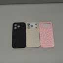 3 Pack Cute Cheetah Print for iPhone 17 Pro 6.3" Phone Case, Leopard Pattern Aesthetic Design Cases Soft Silicone Slim TPU Shockproof Protective Fundas for Women Girls