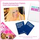 What Do You Meme? Trisha Paytas Expansion Pack by Relatable, Card Games for Adults, Featuring YouTube Influencer Trisha Paytas, All New Meme Game Content, Includes 15 Image Cards and 10 Caption Cards