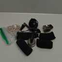 AQQA Aquarium Electric Power Sponge Filter,3W/5W Silence Submersible Foam Filter,Sponges Bio Ceramic Media Balls Double Filter for Saltwater Freshwater Fish Tank (S)