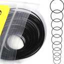 O Ring Watch Gasket, 28 Pcs 0.6mm Waterproof Rubber Watchs Seal Washers Watch Repair Tools for Watchs Back Cover