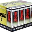 Penn Championship Tennis Balls - Extra Duty Felt Pressurized Tennis Balls 3 Count (Pack of 12)