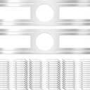 New Construction Mounting Plate, 4 Inch, LED Recessed Lighting Housing Kits, Flat Steel Rough in Bracket Fixture for LED Light Bar, 12PC Shallow Recessed Lighting Housing Plate