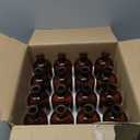 YOUEON 16 Pack Amber Glass Bud Vases, Small Bud Vases in Bulk, Glass Flower Vases for Centerpieces, Vintage Decorative Bottle Vases for Flowers, Home Decor, Wedding Reception, Office (Brown)