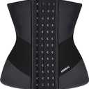 KIMIKAL Women Waist Trainer Corset Belt: Under Clothes Sport Tummy Control Long Torso Shapewear, Size: XL