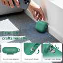 R-fun for AirPods Pro 3 Case (2025), Soft Silicone Protective Case Cover Compatible with Apple AirPods Pro 3rd Generation (USB-C Cable) for Women Men with Cleaning Kit and Keychain, Pine Green