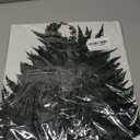 Preserved Real Ferns Dried Tips Stems Wedding Garlands Home Decorations Bouquets Flower Arrangements Wall Hanging (Dark Green)