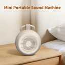 Portable Travel Sound Machine White Noise Machine 40h Battery Brown Noise Machine 30 Soothing Sounds & Hushing Sound for Baby 4 Timers Memory Function 32 Adjustable Volume for Kids Adults Home Office