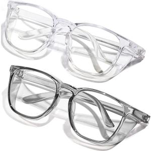 Safety Glasses Anti Fog Clear Blue Light Blocking Eye Protection Nurse Goggles for Women Men