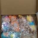 Leitee 6 Pcs 4 Inch Mini Baby Dolls With Animal Clothes - Lifelike Realistic Tiny Babies for Toddlers, Kids Birthday, Baby Shower Gifts