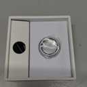 Smart Ring for Women & Men, Fitness Tracker Ring with Heart Rate Monitor, HRV, Sleep Tracking, No Subscription Fee, 10ATM Waterproof Activity Ring for iPhone & Android (Silver, 8)