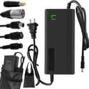 29.4V 3A/5A Charger with 6-in-1 Plug for 36V Lithium Battery Such as Car Truck Lawn Mower Boat Marine Batteries (29.4V5A)