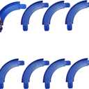 Track Connectors Pieces Compatible with Hot Wheels,90 Degree,Size L,8 Packs (X)