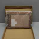 HBCY Creations Rustic Torched Wood Tabletop Chalkboard with Legs/Vintage Wedding Table Sign/Small Kitchen Countertop Memo Board/Antique Wooden Frame (9.5 x 14 Inches) (Torched Brown)