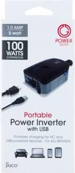 Power Gear portable Power Inverter W USB 100 Watts