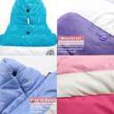 Dog Vest Winter Coat for Small Dogs Boy Girls, Dog Down Jackets Puppy Hoodie Sweatshirt Doggie Hoodie Coat Winter Clothes Pet Hooded Coat Apparel for Chihuahua in Cold Weather,Blue M (Medium-Chest 16 in, Back 11 in)