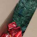 Prelit 2ft Small Christmas Tree, Leeheeyee Artificial mini Christmas Tree with 50 LED Lights, Battery Operated Tabletop Xmas Tree with Burlap Base for Table Desk Home Christmas Decor