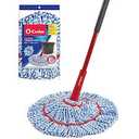OCedar MicroTwist MAX Microfiber Twist Mop with 1 Extra Refill | Features HandsFree Wringing | Extra Large 18Inch Mop Head | Safe on All Floor Types