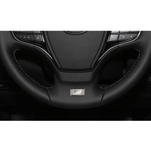 Metal F Emblem Badge Sport Nameplate Interior, Self-Adhesive 30mmx13mm