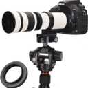 Telephoto Lens for Canon -JINTU EF Mount 420-800mm Manual Focus MF Zoom Lens for Canon EOS Rebel T8i/850D T7i/800D T7/2000D T6/1300D T6s/760D T6i/750D T5i/700D T5/1200D T4i/650D T3i/600D T3/1100D