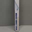 Wire Cover for Wall Mount TV 32in(2xL16in), Wall Cord Cover, X-Large TV Cable Hider Hide Cords, Cord Hider, Cable Raceway Black W1.54in x H0.75in