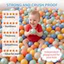 Clear Ball Pit Balls - Crush Proof Plastic Toy Balls for Boys and Girls, 500 PACK