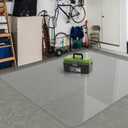 Area Floor Mat for Home, 6'9' Large Transparent No Slip Waterproof Vinyl Area Rug, Spill Resistant Hard Floor Protector Cover for Bedroom, Easy Clean Splat Mat for Under High Chair