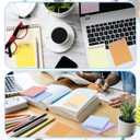 Thenshop 24 Pcs Employee Appreciation Sticky Notes 3 x 4'' Inspirational Sticky Notes Thank You Gifts Funny Self Adhesive Notepads for Coworkers Nurse Teacher Office Supplies(Colorful)