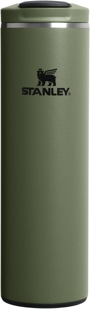 STANLEY Transit FlipTop Mug | Leakproof Coffee Travel Cup | Vacuum Insulated Stainless Steel | Stays Hot or Cold for Hours | BPA-Free | 16 oz | Dried Pine