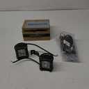 NAOEVO 4 Inch LED Pod Lights, Spot Flood LED Fog/Driving/Off Road Lights with 2 Leads Wiring Harness, Cube Pods for Truck Boat ATV UTV, 2 Pcs (White) (White)