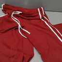 MOOSLOVER Women Flare Capri Yoga Pants High Waisted Side Stripe Drawstring Bootcut Flared Cropped Leggings size S