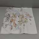 Spring Summer Watercolor Blue Floral Throw Pillow Covers 18x18 Inch Set of 4 Purple Garden Flowers Farmhouse Cushion Covers Home Decor for Couch Cushion Cases