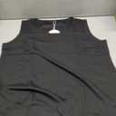 ANRABESS Tank Tops for Women Waffle Knit Scoop Neck Flowy Casual Sleeveless Shirts 2026 Summer Clothes Black XX-Large