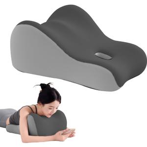kaobbfacai Intimacy Wedge Pillow for Couples, Memory Foam Cushion-Gray