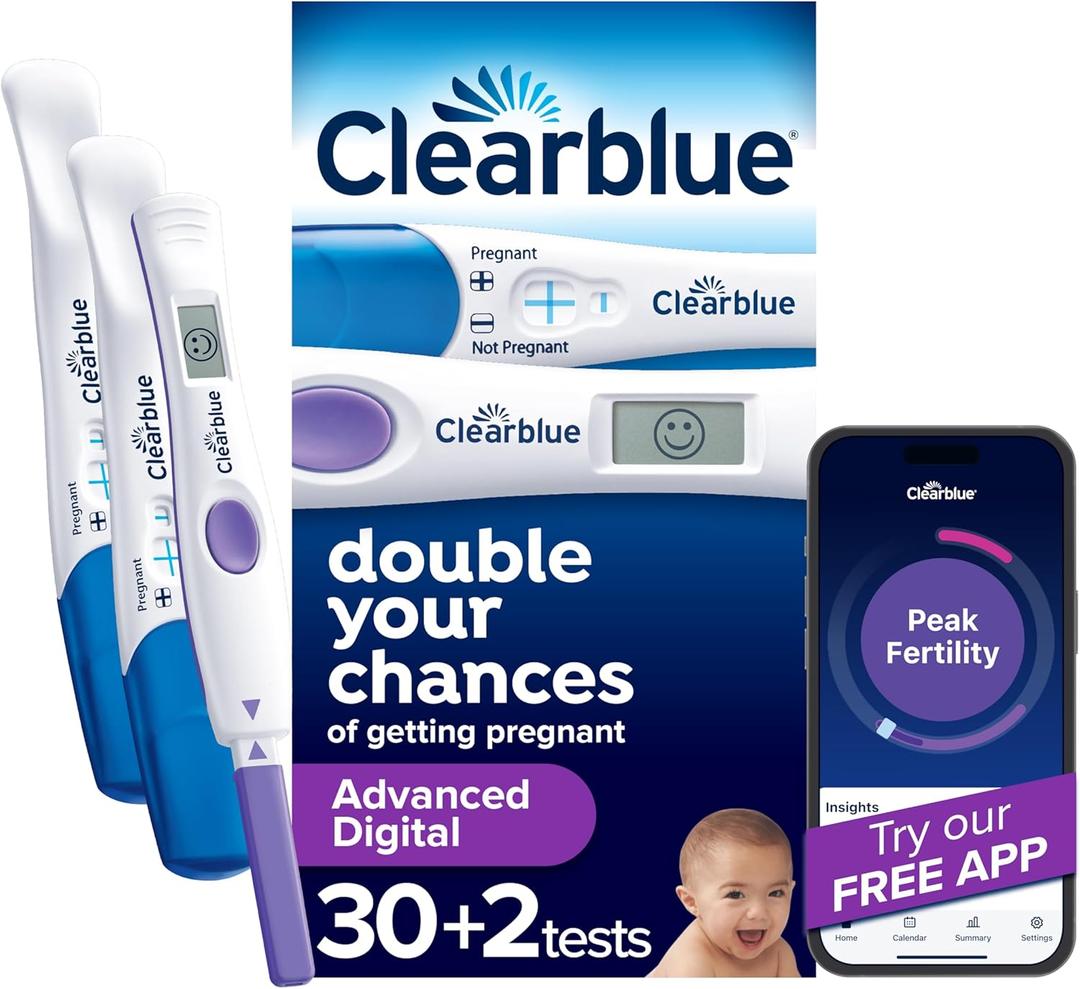 Clearblue Advanced Digital Ovulation Test Kit, 32 Count
