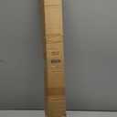 Tension Curtain Rod 51-165 Inch, Extra Long Curtain Rod No Drilling for Window or Bathroom, Outdoor Curtain Rods for Patio, Easy to Install, Never Rust, Rod Diameter 1.26 Inches-Black