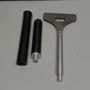 Extra Length Griddle Scraper,Griddle Cleaning Scraper with 16" 7 Handle,Heavy Duty Stainless Steel Grill Scraper,Flat top griddles Grill Accessories Cleaning Kit for Indoor,Outdoor