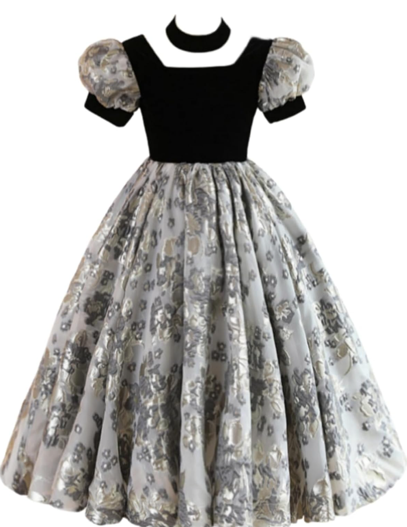 Victorian Rococo Ball Gown Dress for Princess Lolita Dress Women Inspiration Maiden Costume L