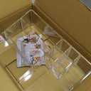 Amazing Abby - Tiffany - Acrylic Cosmetic Organizer, Transparent Plastic Makeup Holder, Compartmented, Shatter-Proof, Perfect Bathroom Vanity Storage Solution for Beauty Supply, Large