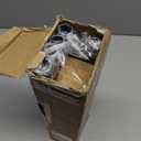 2 Pack Modern Brown Bronze Curtain Rods for Windows 16 to 60 Inches Adjustable Heavy Duty 1" Diameter Window Rod with Decorative Finials for Outdoor Farmhouse Bedroom Kitchen Living Room