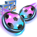 2pack Hover Soccer Ball Toys for 3-12 Year Old Boys Girls, Indoor and Outdoor Creative Toys for Toddlers with Foam Bumper, Christmas Birthday Gifts for 3 4 5 6 7 8+ Year Old Children's