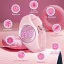 Kids Watches for Girls Boys Digital Sport Watch with Step Counter Pedometer Vibration Alarm Clock, No App Waterproof Fitness Tracker Kids Watch Boys Girls Teens Students Ages 5-16