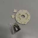 12 Ft White Giant-Sized Skeleton Head Bracket Kit Replacement Part, Include Neck Male & Female Sides, W/20 Pcs Black Screws & 5 Pcs White Screws & 1 Pc Hex Wrench, Fit for Home Depot Skeleton/Skelly