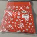 Shop4Mailers Christmas Poly Mailers 10x13 Inch  100 Pack Snowflake Waterproof Shipping Bags for Small Business, 2 Mil Self-Seal Mailing Envelopes, Durable Red Poly Mailers for Holiday Packaging