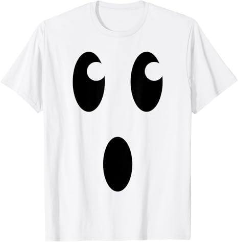 Halloween Ghost White T-Shirt for Women, Men and Children T-Shirt, L