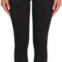 Thick High Waist Yoga Pants with Pockets, Tummy Control Workout Running Yoga Leggings for Women (Black, XXL)