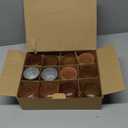 WDHODEC Pink Votive Candle Holders Set of 12 - Vintage Hobnail Glass Tealight Holders for Wedding, Valentine's, Party Table Centerpiece Decor