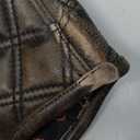Milwaukee Leather Men’s Leather Club Vest – Paisley Lining, Contrast Stitch, Patch Ready Back, Storage Pockets