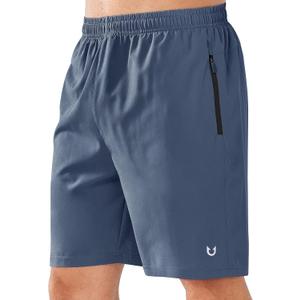 NORTHYARD Men's Athletic Running Shorts Quick Dry Workout Shorts Lightweight Sports Gym Basketball Shorts Hiking Exercise FEDERALBLUE-7 inches M